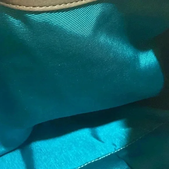 Isabella Fiore beige leather satchel handbag